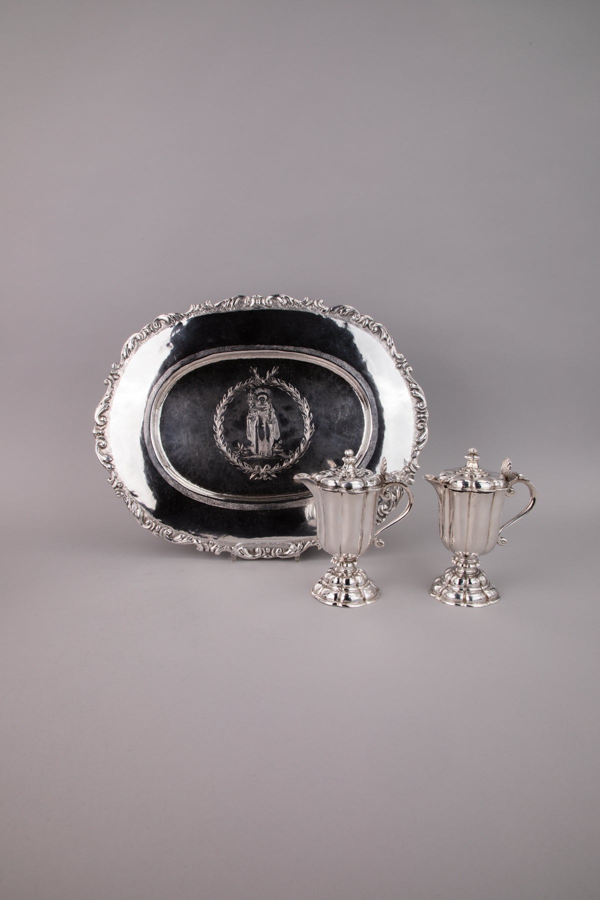 Ampullen met ampullenblad door Jan Moeremans — Antwerpen, 1654–1655